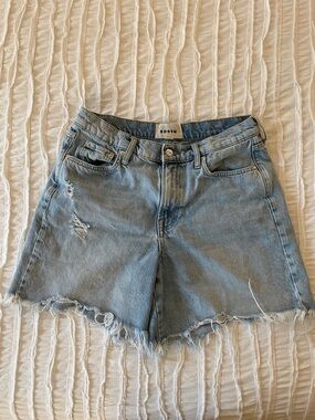 Boden Distressed Bermuda Denim Jean Shorts | size 29